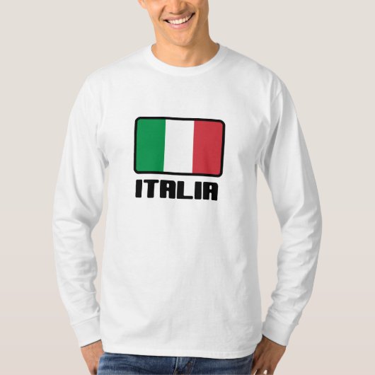 イタリアの旗 Tシャツ (正面)