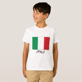 イタリアの旗 Tシャツ (正面フル)
