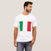 イタリアの旗 Tシャツ (正面フル)