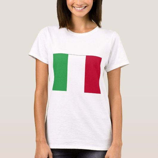 イタリアの旗 Tシャツ (正面)