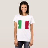 イタリアの旗 Tシャツ (正面フル)