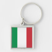 イタリアの旗Keychain キーホルダー (正面)