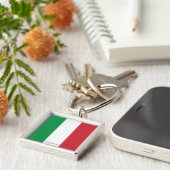 イタリアの明白な旗 キーホルダー (側面)