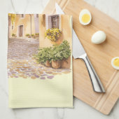イタリアの春のクリップアート キッチンタオル (四つ折り)