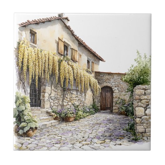 イタリアの春のクリップアート タイル (正面)