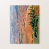 イタリアの景勝のトスカーナ夏 ジグソーパズル (縦)