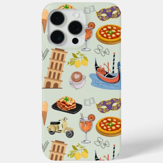 イタリアの最高の休暇 Case-Mate iPhoneケース (裏面)