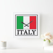 イタリアの柱時計 スクエア壁時計 (ホーム)