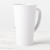 イタリアの水彩画イラストマップ | モノグラム カフェラテマグ (右アングル)