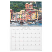 イタリアの水彩画 カレンダー (3月 2026)