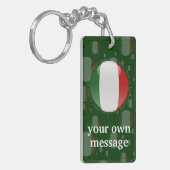 イタリアの泡旗 キーホルダー (正面左)