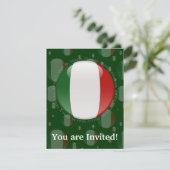 イタリアの泡旗 招待状 (スタンド正面)