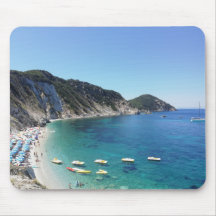 イタリアの海のターコイズブルーの入江 - マウスパッド