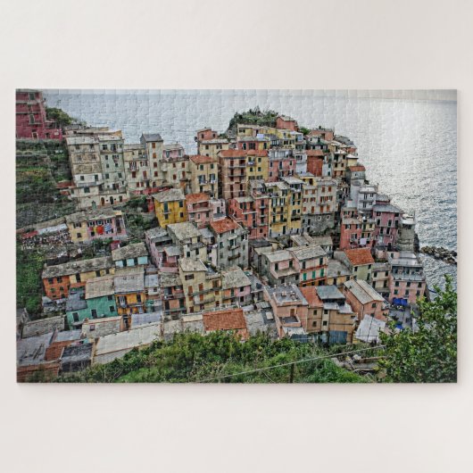 イタリアの漁村- Manarola - 20x30 - 1014年のPC ジグソーパズル (横)