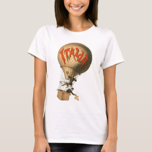 イタリアの熱気の気球 Tシャツ
