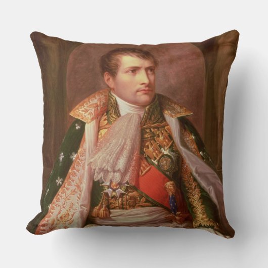イタリアの王としてNapoleon Bonaparte (1769-1821年)、 クッション (正面)