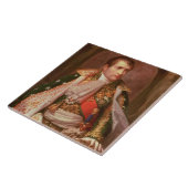 イタリアの王としてNapoleon Bonaparte (1769-1821年)、 タイル (側面)