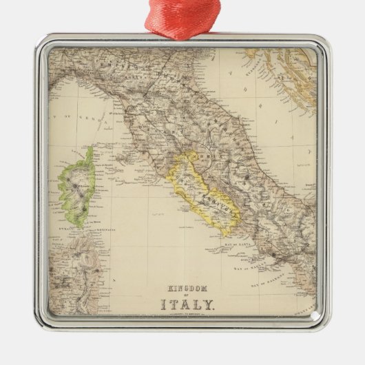 イタリアの王国 メタルオーナメント (正面)