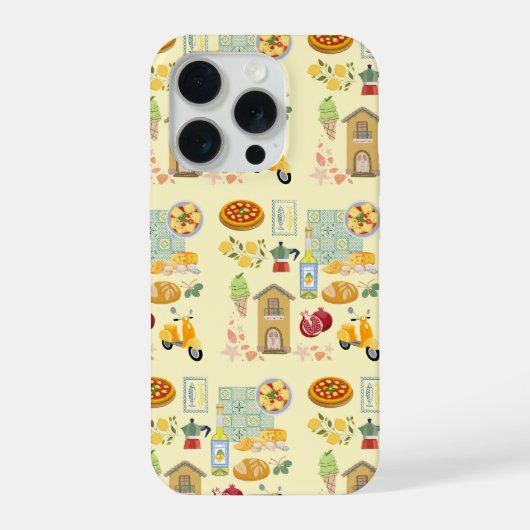 イタリアの田舎の暮らし iPhoneケース (裏面)