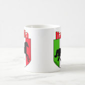 イタリアの種馬の頂上 コーヒーマグカップ (中央)