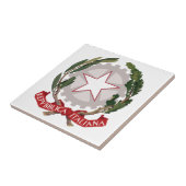 イタリアの紋章付き外衣 タイル (側面)