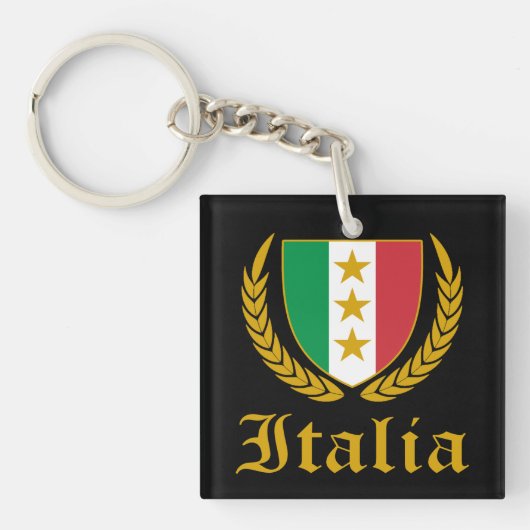 イタリアの紋章 キーホルダー (正面)