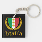 イタリアの紋章 キーホルダー (裏面)