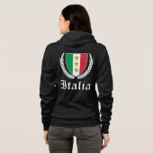 イタリアの紋章 パーカ (裏面フル)