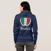 イタリアの紋章 パーカ (裏面フル)