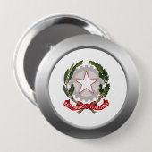 イタリアの紋章 缶バッジ (正面&裏面)