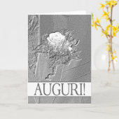 イタリアの結婚式おめでとう カード (黄色い花)