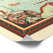 イタリアの絵図by Ernest Dudley Chase 1935 ポスター (角)