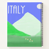 イタリアの絵画風景芸術 ノートブック (裏面)