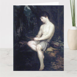 イタリアの羊飼いの少年 美術年賀状 カード