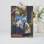 イタリアの聖ルイジ・ゴンザーガ サンキューカード (スタンド正面)