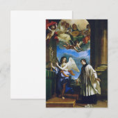 イタリアの聖ルイジ・ゴンザーガ サンキューカード (正面/裏面)