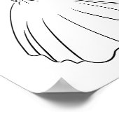 イタリアの花嫁のウェディングドレス アート ポスター (角)