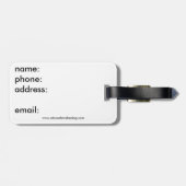 イタリアの荷物のラベル-ローマ ラゲッジタグ (裏面横)