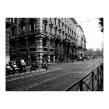 イタリアの街のポスター