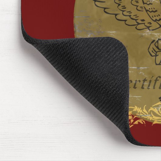 イタリアの証明されたイタリアンで赤いマウスパッド マウスパッド (コーナー)