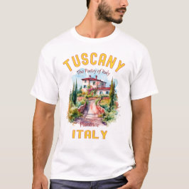 イタリアの詩，トスカーナ Tシャツ
