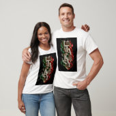 イタリアの贅沢な大理石タイポグラフィ 3D Tシャツ (ユニセックス)