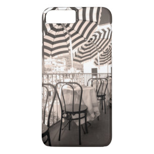 イタリアの趣のあるレストランのバルコニー iPhone 8 PLUS/7 PLUSケース