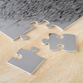 イタリアの通りで白黒のスクーター ジグソーパズル (側面)