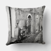 イタリアの通りのスクーター クッション (裏面)