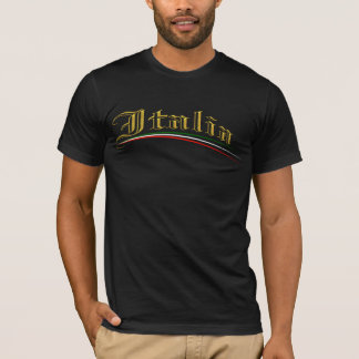 イタリアの金ゴールド Tシャツ