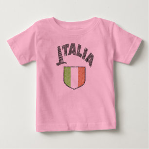 イタリアの長袖の幼児のワイシャツ ベビーTシャツ