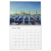 イタリアの風景 カレンダー (1月 2026)