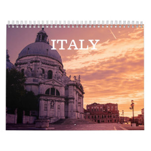 イタリアの風景 カレンダー