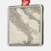 イタリアのGalliaのcisalpina、Sicilia、サルジニア メタルオーナメント (左)